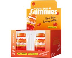 YOUR SUN SHOT - Doos met 30 Sun Gummies-zakjes
