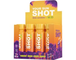 Your Sun SHOT - Exotic - Sunshot - Tanshot - Gezondheidsdrank - doos 12x 80ml