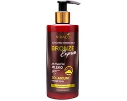 Zonnebank lotion, voor een stralende gebruinde huid.