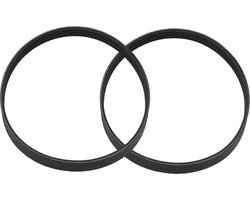 2 stuks Grasmaaier Aandrijfriemen FLY056/FL267 Compatibel met Flymo Easi Glide 300V 330 330XV 330XV Poly V Grasmaaiers Rubber Gesloten Loop Distributieriem 4PJ488