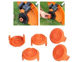 5-delige set vervangende spoelafdekkingen voor grasmaaiers, Geschikt voorWorx WA0010 grasmaaier.