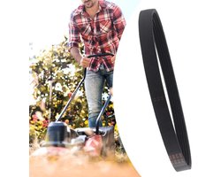 Aandrijfriem voor grasmaaiers - 12 mm breed rubberen synchrone distributieriem - compatible met Flymo Turbo Lite 350 400 - vervangt 5PJ 513787200 .