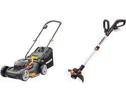Accu-grasmaaier en Grastrimmer 2-in-1 voor Tuinen tot 500 m²