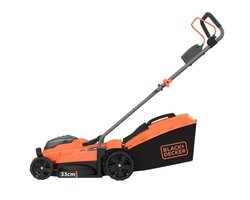 BLACK+DECKER 2x 18V 2.5Ah 33cm Grasmaaier, 35L opvangbak - BCMW3318L2-QW