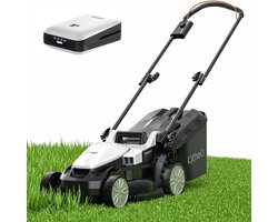 Draadloze Elektrische Grasmaaier 33 cm met 20V Accu en 30L Opvangbak