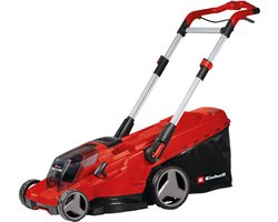 Einhell Accu Grasmaaier RASARRO 36/42 Li Kit - Power X-Change - 36 V/Li-ion - Maaibreedte 42 cm - Aanbevolen gazonoppervlakte: tot 725 m² - 50 L opvangbak - Maaihoogte: 25-75 mm - Mulching functie - incl. 2x 5.2Ah + 1x DUO-lader