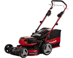 Einhell Professional Accu Grasmaaier GP-CM 36/47 S HW Li Kit - Power X-Change - 36 V/Li-ion - Maaibreedte: 47 cm - Aanbevolen gazonoppervlakte: tot 700 m² - Zelfrijdend - Mulching functie - Incl. 4x 4,0 Ah accu en 2x Twincharger