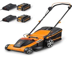 Elektrische grasmaaier met accu en snellader - 48V, 41cm maaibreedte, 450m²