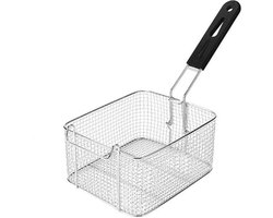 Frituurmand met lange steel, metalen gaas, elektrische frituurmand voor commercieel gebruik