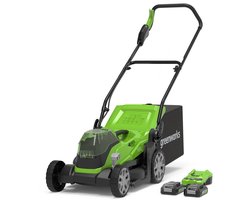 GreenWorks G24X2LM36K2X 3-in-1 36cm 48V Grasmaaier