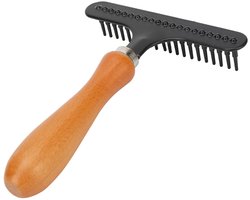 Handkam van roestvrij staal voor tapijten, professionele tapijtverzorging voor reiniging, verzorging en herstel van zachtheid, geschikt voor gebruik in schoonheidssalons en huishoudens