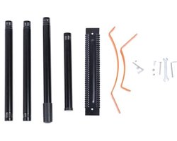 KARZO - Handmatige Onkruidgrasmaaier Handmatige Onkruidgrassnijder 65 Mangaanstaal Gekarteld Dubbelsnijdend Mes Roestvrijstalen Handvat Graszweep voor Werven Tuinen Gazons (4 secties)