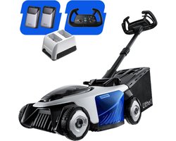 Litheli Easysurge accu grasmaaier, 40V/43cm maaibreeLitheli U2Litheli U20 2*20V Cordless Brushless Easysurge Lawn Mower 43cm, with 2*4.0Ah Batteries, Self-Propelled (2.2-4.7 km/h)