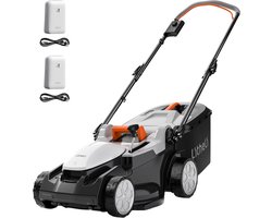 Litheli U20 2*20V snoerloze grasmaaier 37cm- met 2*4.0Ah accu's