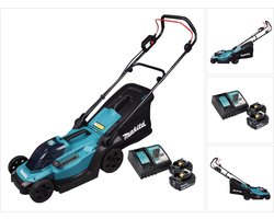 Makita DLM 330 RM2 accugrasmaaier 18 V 33 cm 30 l + 2x accu 4.0 Ah + lader