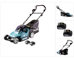 Makita DLM 382 F2 accu grasmaaier 36 V ( 2x 18 V ) 38 cm 40 l + 2x accu 3.0 Ah - zonder lader