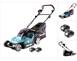 Makita DLM 432 F2 accu grasmaaier 36 V ( 2x 18 V ) 43 cm borstelloos + 2x accu 3.0 Ah - zonder lader