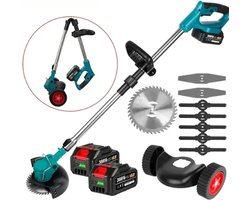 Mercadome® - Grasmaaier - Grasmaaier Elektrisch - Grastrimmer - Draadloos - 2x18V batterij