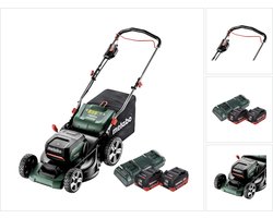 Metabo RM 36-18 LTX BL 46 accu grasmaaier 36 V ( 2x 18 V ) 46 cm borstelloos + 2x accu 10.0 Ah + dubbele lader
