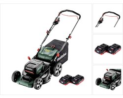 Metabo RM 36-18 LTX BL 46 accugrasmaaier 36 V ( 2x 18 V ) 46 cm borstelloos + 2x accu 4.0 Ah - zonder lader