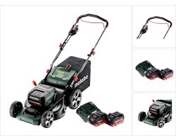 Metabo RM 36-18 LTX BL 46 accugrasmaaier 36 V ( 2x 18 V ) 46 cm borstelloos + 2x accu 8.0 Ah + lader