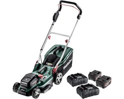 Metabo Tuinapparatuur - 36 V ACCU grasmaaier, werkbreedte 36 cm, 2x accu 5,2 Ah Li-Power, 2x lader 601716650