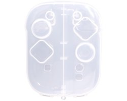 Opberghoes voor Joy-Con 2, Transparante Beschermhoes met Handvat Stofdichte Handgreep Draagbare Hoes met Precieze Uitsparingen voor Switch 2-Accessoires Cadeaus Gamers