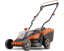 Powerplus Dual Power accu grasmaaier POWDPG75561 - 20 V, 340 mm Ø grasmachine, zonder accu en lader, met grasopvangsysteem en achteruitworp