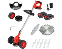 PureCut grasmaaier op wielen met 2 accu's