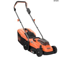 RFWR® Accu-grasmaaier 33 cm Maaibreedte voor Kleine en Middelgrote Gazons tot 250 m² met 5-Voudige Hoogteverstelling