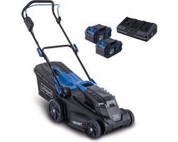 Scheppach Accu Grasmaaier Set BC-MP380-X - Inclusief 2 x 20V Accu's en Acculader