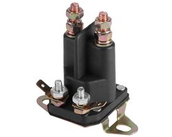 Unknown 3 Pole Universele 12V Starter Solenoïde voor MTD 109946 146154 1753539 AM138497 Grasmaaier Bijlagen, Zwart Metaal