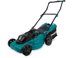 VONROC Accu Grasmaaier – 40V – 38 cm maaibreedte - Vier instelbare maaihoogtes: 35/45/55/65 mm - Incl. 45L Opvangbak - Excl. Accu’s en snellader