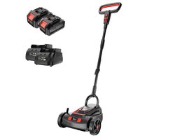 YARDIO Tools® - Grasmaaier Elektrisch - Grasmaaier Accu - Handmaaier - 220mm maaibreedte - 21v incl. 2x 4.0a Accu en Snellader - tot 100m2 - EasyMow 220 - EasyMow220-2x-4.0aBAT