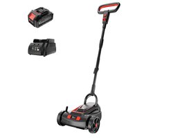 YARDIO Tools® - Grasmaaier Elektrisch - Grasmaaier Accu - Handmaaier - 220mm maaibreedte - 21v incl. 4.0a Accu en Snellader - tot 50m2 - EasyMow 220 - EasyMow220-4.0aBAT