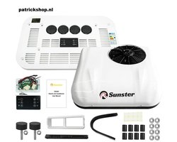 Dak Airconditioner - Air conditioning - 10000 BTU - 150-400m³/u - 1-3KW - 24V Efficiënte Koeling, Met Afstandsbediening, voor RV, camper, Vrachtwagens, Boten