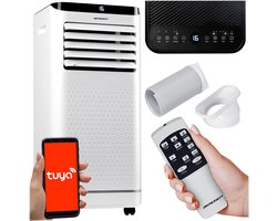 Mobiele airco 9000 BTU 4-in-1 met ventilator en ontvochtiger - Energiezuinig en slim