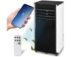 Mobiele Airco - Airconditioning - Ventilatoren - Airco Zonder Afvoerslang - Zwart met Wit