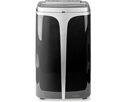 Nedis Mobiele Airconditioner - 12000 BTU - 100 m³ - 3 Snelheden - Afstandsbediening - Uitschakeltimer - Grijs / Zwart