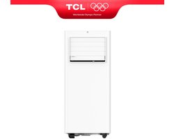 TCL Mobiele Airco - 9000 BTU - 3-in-1 AC-koeling / ventilator / luchtontvochtiger modus, Alleen koelen, Afstandsbediening, Inclusief kit voor schuifraam, Energieklasse A