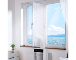 Vensterafdichting mobiele airconditioners - waterdicht - 500cm - wit