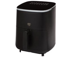 Airfryer 4,7 Liter – Heteluchtfriteuse 1500W – GreenChef – Tosti, Friet & Kip – Vaatwasserbestendig – Zwart