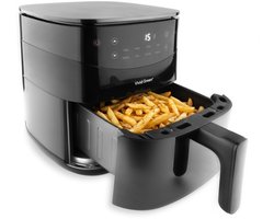 Airfryer Heteluchtoven 3 Liter - Digitale Air Fryer Met 8 Programma's - 1350W - Zwart - Vivid Green