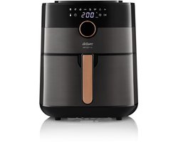 Arzum Airtasty XL Air Fryer AR2091-0400 | Zwart/Koper - Heteluchtfriteuse - 6 Liter - 1750W
