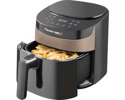 Bestron Airfryer AAF7004DSAT, Heleluchtfriteuse 4L- 8 Bakprogramma's - Beige