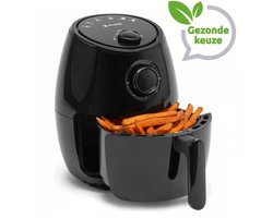 BluMill Mini Airfryer - Compacte Heteluchtfriteuse - Airfyer 2 Personen - 1000W - 2L
