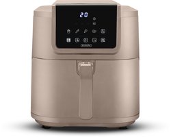 Bourgini Slimfit Airfryer XXL Beige - Heteluchtfriteuse - 8 liter - 1700W - PFAS vrij