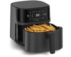 Brabantia Airfryer XXL - 5.7 liter - Digitaal Touchscreen - 10 Kookprogramma's - Tot 5 Personen - PFAS-Vrij - 80ºC tot 200ºC - 1700 Watt - BBEK1136