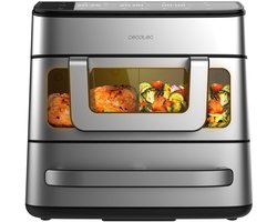 Cecotec Airfryer & Oven Cecofry FoodCourt 18000 4Pizza 18L 2700W staal display