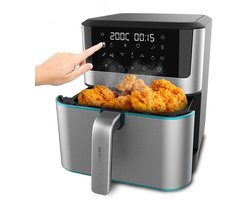 Cecotec Airfryer XXL - 8 Liter - 10 Bakprogramma's - Krachtig 1800w Vermogen - 30 tot 200 graden - Touchscreen